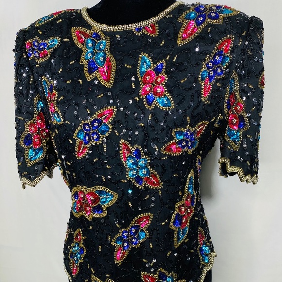 Laurence kazar sequin top - Picture 3 of 5